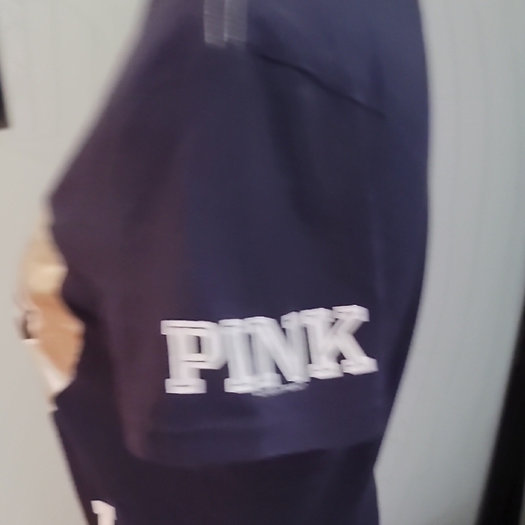 PINK Victoria's Secret Navy Tee - Picture 3 of 7